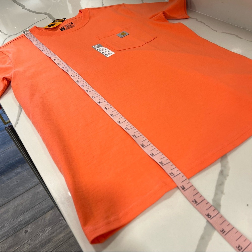 Carhartt NWT Women's small loose fit heavy weight short sleeve pocket shirt - Picture 11 of 11